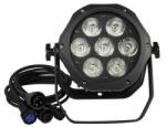  FTS LED 7x18W RGBWA+UV Alumíniumházas IP65 Kültéri Par Lámpa - Profi Színpadi Világítás - fenytechnikashop