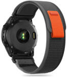 Tech-Protect Garmin Fenix 3 / 5X / 3HR / 5X Plus / 6X / 6X Pro / 7X nylon óraszíj - fekete/narancs (ECO csomagolás) - bluedigital