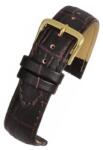 LBS Curea Ceas Piele Naturala Croco (maro) 16mm