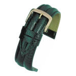 LBS Curea Ceas Piele Vegetala (verde inchis) 16mm