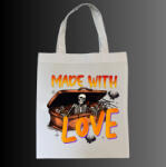  Made with love csontváz mintás táska (HSB_015)