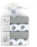 Mother's Choice Set 4 mini prosopele pentru bebelusi - alb si gri - Mother's Choice (IT3444)