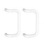 Medos Set maner spatial Medos aluminiu, diametru 30 mm, lungime 330 mm, rectangular, culoare alb RAL 9016, fara accesorii de prindere