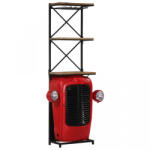 VidaXL Dulap vinuri design tractor 49x32x183cm lemn masiv de mango (247871) Suport sticla vin