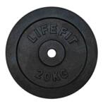LIFEFIT Disc LIFEFIT® 20 kg, metal, pentru bară de 30 mm