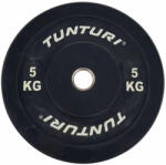 TUNTURI Disc cauciuc BUMPER TUNTURI 5 kg, negru