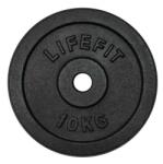 LIFEFIT Disc LIFEFIT® 10 kg, metal, pentru bară de 30 mm