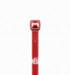 Cobra 9158TR hőálló kötegelő 200x3, 6 100db/csomag RAL3003 vörös 125°C
