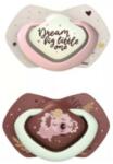 Canpol Babies 2 buc. suzete simetrice din silicon, 18+ m, Sleepy Koala, roz