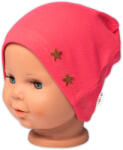 Baby Nellys Capac cu nervuri Stars - coral