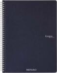 Fedrigoni Ecoqua A5 70 Lapos Sötétkék Sima Spirálfüzet (19148004)