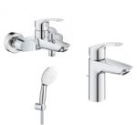 GROHE Mosdó csaptelep, Grohe Eurosmart kádas fürdőszoba szett Eurosmart_bundle_01 - mozaikkeramia