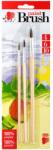 ICO Süni 4/6/10 lemn natural 3 perii 7170015007 (7170015007)