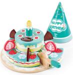 HaPe International Детска играчка Hape - Интерактивна, дървена торта (H3180) - ozone