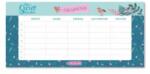 Ars Una My Secret Garden: cadran de ceas cu model albastru