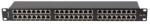Lanberg Patch panel 48 port 1U 19" CAT. 6a FTP, árnyékolt, fekete PPSA-1048-B (PPSA-1048-B)