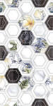 KAI Piesa decorativa rectificata, Nobile Hexagones Anthracite 6364, 30X60cm, gri, mix (3800745636413)