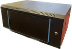 Techson Rackszekrény, 19", 4U, fali - ipkameradiszkont - 40 292 Ft