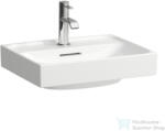 Laufen MEDA 45x35 cm-es falra/bútorra szerelhető csiszolt aljú mosdó LCC bevonattal, fehér H8161114001041 (H8161114001041)