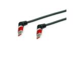 Roline Cablu USB 2.0-C la USB type C unghi/unghi T-T 60W 2m Rosu/Negru, Roline 11.02. 8348 (11.02.8348-10)