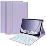 Tech-Protect Samsung Galaxy Tab A9+ Plus 11" X210 / X215 / X216 Tok - Tech-Protect SC Ceruzatartóval és Angol Billentyűzettel - Lila (WR-172087)