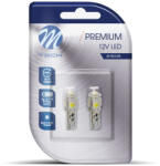m-tech LED Izzó W5W 5-SMD 5050 CANBUS fehér (2db) - M-TECH