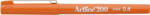 Artline Liner ARTLINE 200, varf fetru 0.4mm - portocaliu (EK-200-OG) - siscom-papetarie