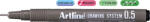 Artline Marker pentru desen tehnic ARTLINE, varf fetru 0.5mm - negru (EK-235-BK) - siscom-papetarie