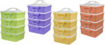 DK-PLAST suport alimentar 4x1.2l patrat 17x15x25cm PH mix de culori