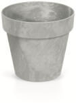 Prosperplast Ghiveci CUBE BETON EFFECT gri 14cm