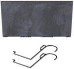 Prosperplast Cufăr cu cârlige URBI CASE BETON EFFECT W antracit 58cm