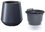 Prosperplast Ghiveci cu inserție HEOS antracit 43, 9 cm (varianta IV)