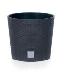 Prosperplast Ghiveci RATO ROUND + insert antracit 30, 0 cm