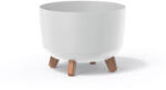 Prosperplast Ghiveci GRACIA STANDARD 28, 5 cm alb
