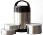 M. A. T. Group suport alimentar 11cm 3 piese inox cu ambalaj termic inox + PH
