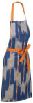 KELA Sorț ETHNO 100% bumbac, albastru, 67x80cm KL-12440