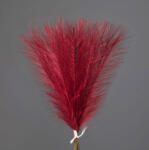 Valex Decor Ezüstös metál pampafű köteg, 20 szál, 45cm magas - Piros (AF101-06)