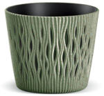 Prosperplast Ghiveci SANDY ROUND ECO WOOD verde 18, 9cm