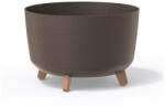 Prosperplast Ghiveci GRACIA STANDARD ECO WOOD 38cm cafea