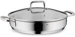 Kela Tigaie cu capac inox 18/10 FLAVORIA 28 cm KL-10186