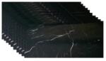  Placa de tapet x 10buc lucios, impermeabil, Autoadeziv, usor de curatat, 30×60 cm, Marmura NEAGRA