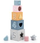 Viga Toys Pyramida din lemn cu cifre Viga