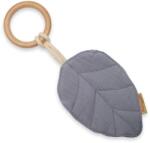 NEW BABY Zgârietuța cu frunze pentru copii New Baby Leaf gri