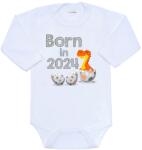NEW BABY Body cu imprimeu New Baby Born in 2024 dinozaur, mărime 86 (12-18lr)