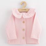 NEW BABY Palton pentru bebeluşi cu butoni New Baby Luxury clothing Laura roz, mărime 80 (9-12l)