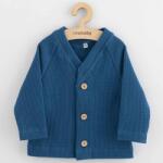 NEW BABY Hăinuţă de bebeluşi cu butoni New Baby Luxury clothing Oliver albastru, mărime 62 (3-6l)