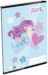 Lizzy Card Mermaid Sweet A5 16-32 lapos 2. osztályos vonalas füzet (20804)