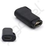 Silverline Töltő adapter (microUSB aljzat - Garmin) FEKETE