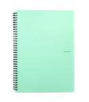KARTON P+P Pastelini Green A5 60 lapos vonalas spirálfüzet (8-073)