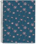 Miquelrius Daisies A4 4x30 lapos kockás spirálfüzet (A15295DA87)